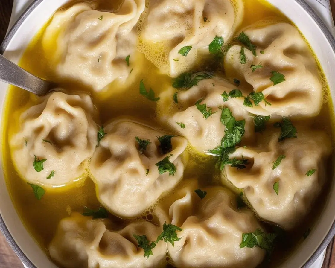 Delicious Keto Chicken and Dumplings with juicy chicken and low-carb dumplings.