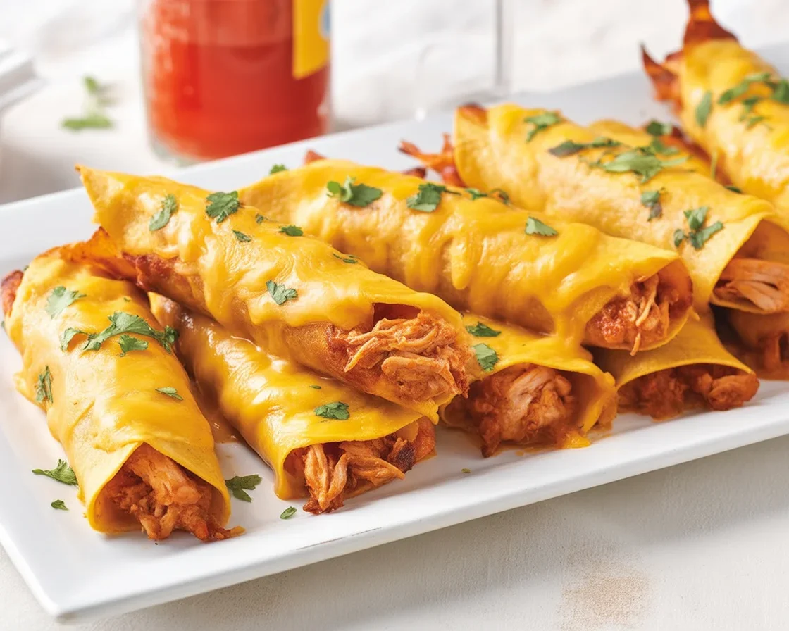 Delicious Keto Taquitos filled with chicken, cheese, and spices, perfect for low-carb lovers.