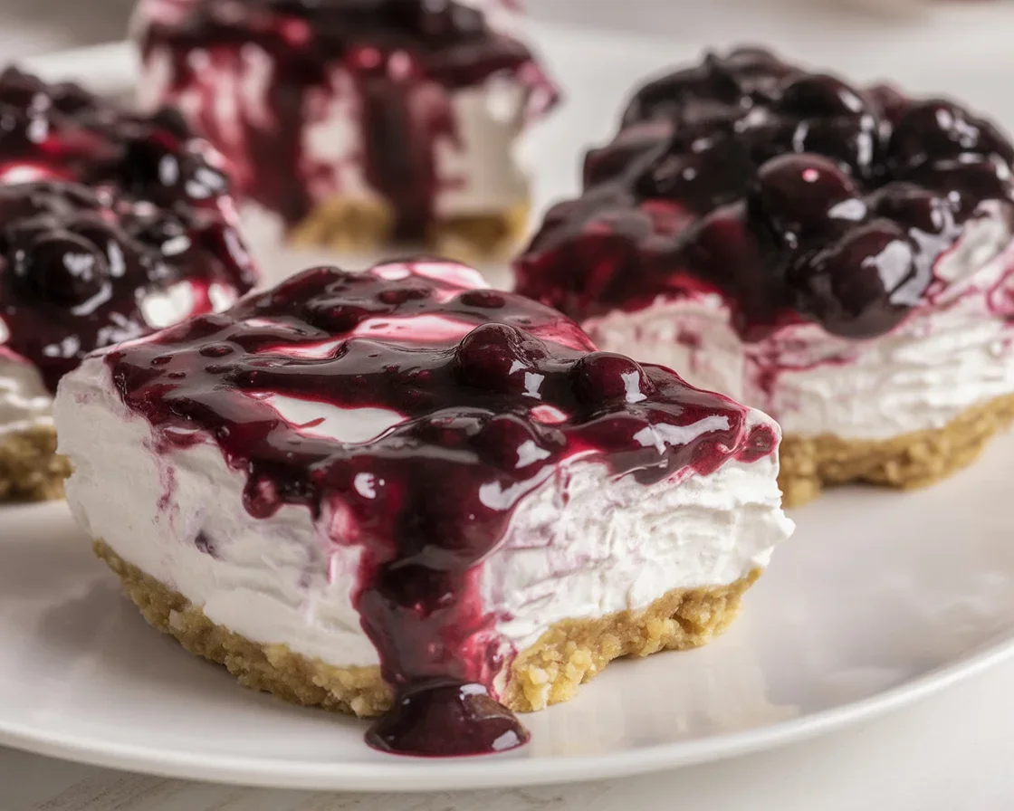 Delicious no bake keto cheesecake topped with berries, low carb and sugar free.