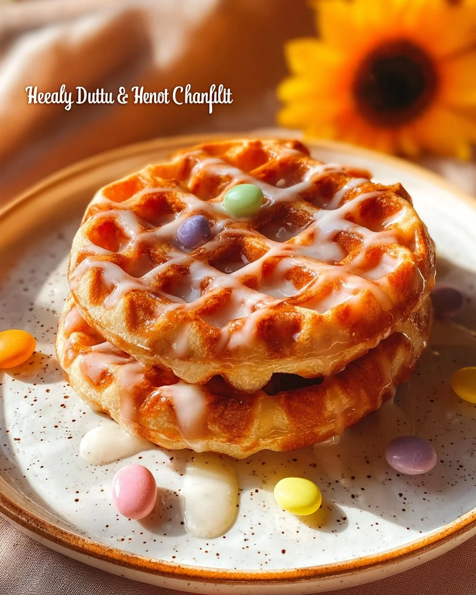 Healthy donut chaffle recipe for a guilt-free sweet treat